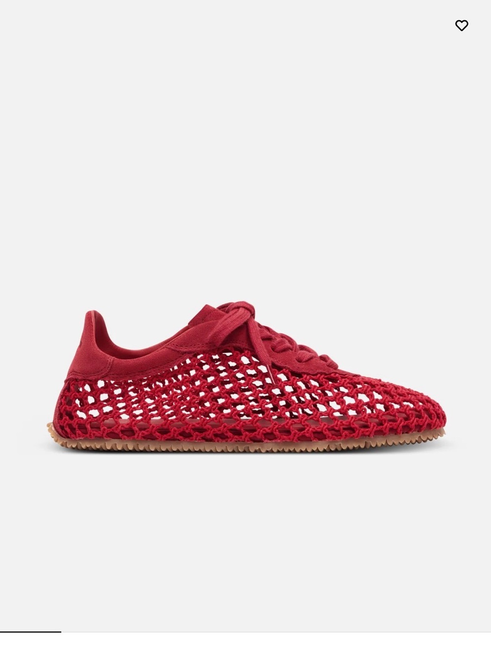 Axel Arigato - The Daze Bask - Red Crochet Knit Lace-Up Sneaker